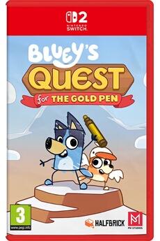 Bluey's Quest for the Gold Pen Nintendo Switch 2 Très bon état N/A reconditionné disponible sur Darty