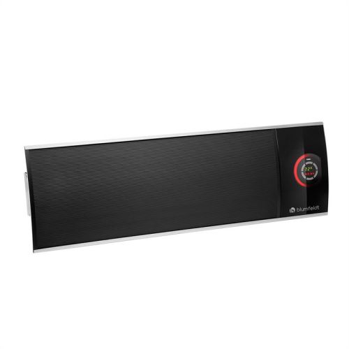 Blumfeldt Cosmic Beam Ultra Chauffage infrarouge radiant pour terrasse - Puissance 2200W - Fixation mur ou plafond - Classe de protection IPX4 -Noir État correct Blumfeldt reconditionné disponible sur Fnac