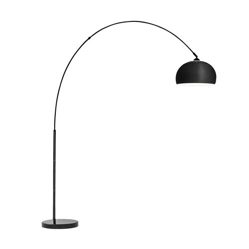 Blumfeldt Nael Lampe arquée abat-jour argent socle en marbre câble secteur 2m Noir État correct N/A reconditionné disponible sur Fnac