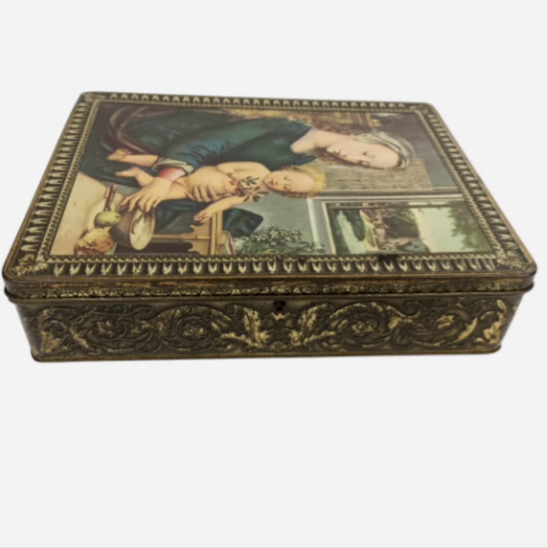 Acheter Boite à biscuits "une mère et son enfant" Des Beukelaer Frères État correct - 10,50 € Boite à biscuits "une mère et son enfant" Des Beukelaer Frères État correct reconditionné disponible sur Label Emmaüs