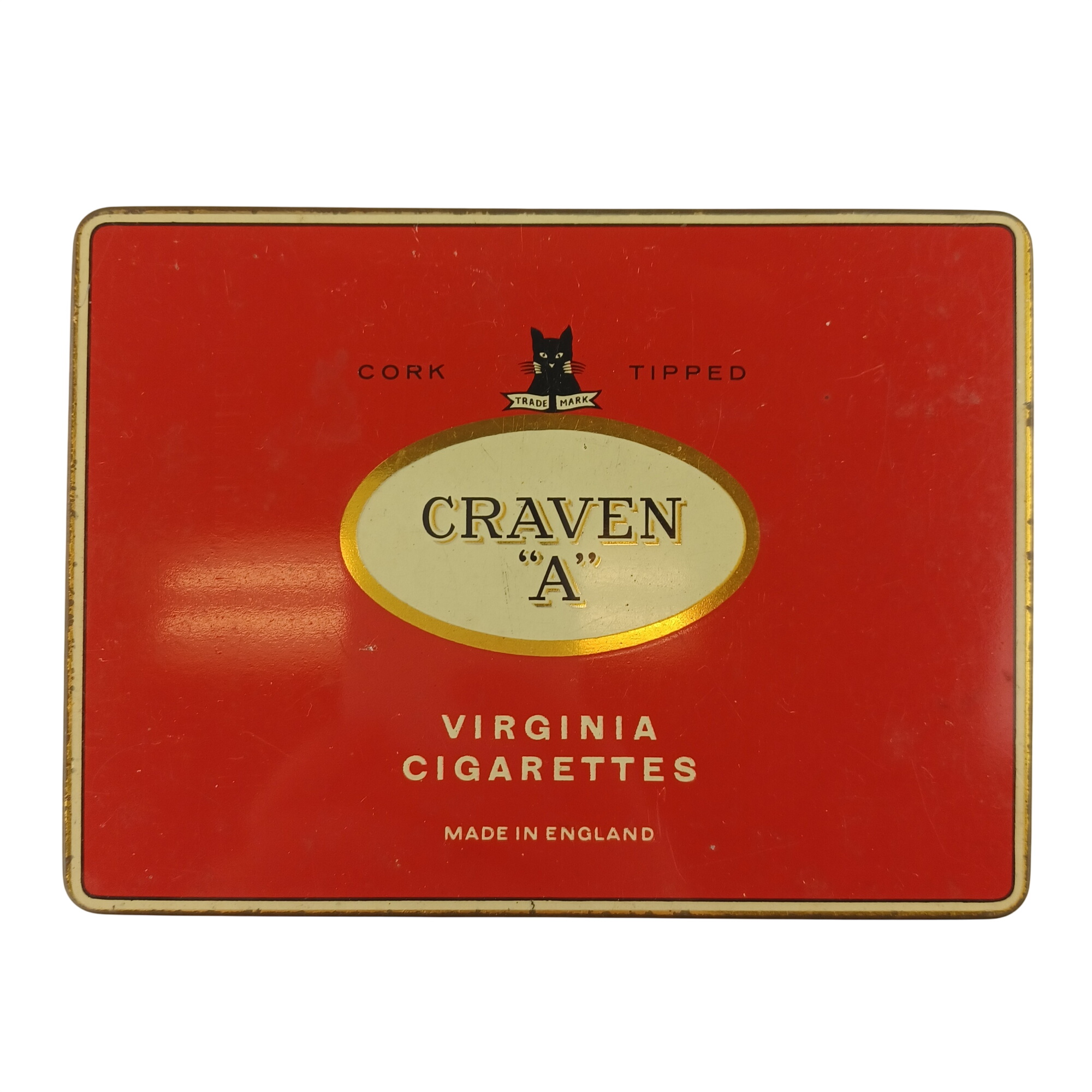 Acheter Boîte à cigarettes de métal Craven A Virginia Cigarettes made in England Cork Tipped Très bon état - 11,00 € Boîte à cigarettes de métal Craven A Virginia Cigarettes made in England Cork Tipped Très bon état reconditionné disponible sur Label Emmaüs