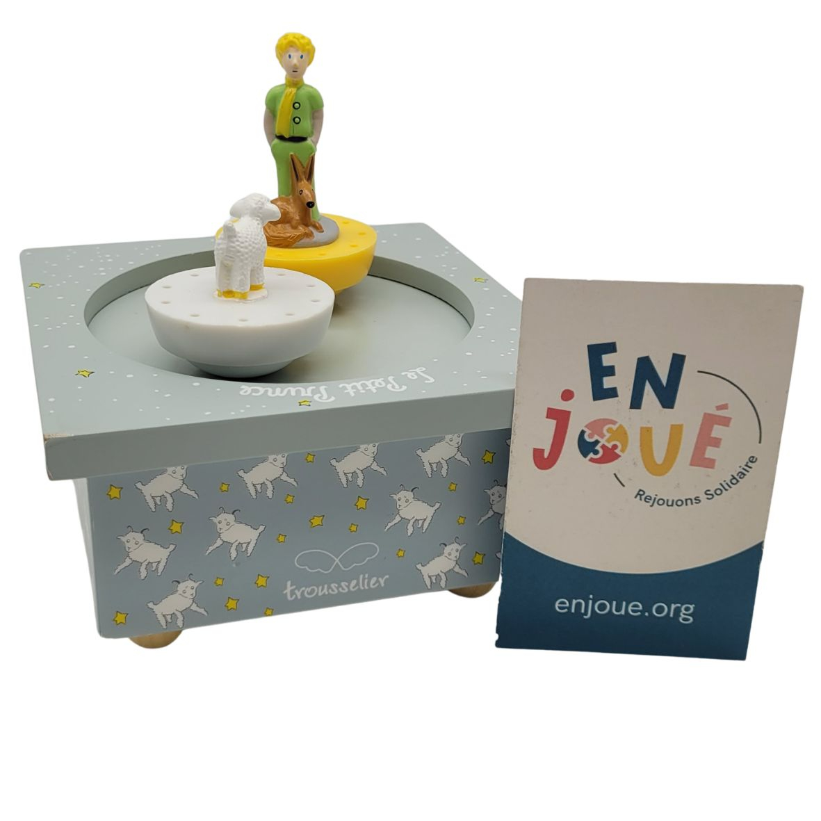 Voir photo 3 de Boite à musique avec 2 figurines Trousselier Le petit prince - Ciel - Dès 12 mois. Boite à musique avec 2 figurines Trousselier Le petit prince - Ciel - Dès 12 mois. reconditionné photo 3