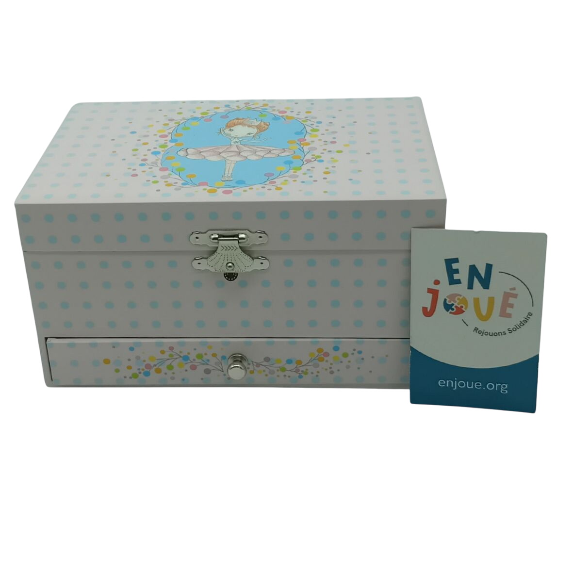 Boite à musique - Mélodie de la ballerine - Djeco - A partir de 3 ans. Bon état - 10,00 € Boite à musique - Mélodie de la ballerine - Djeco - A partir de 3 ans. Bon état reconditionné disponible sur Label Emmaüs