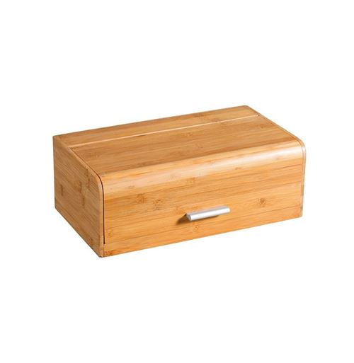 Boîte à pain en bambou Beige 36x14x20 cm État correct reconditionné disponible sur Fnac