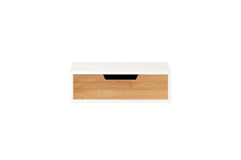 Boîte à thé en bois compartimentée avec tiroir, organisateur antidérapant Bon état reconditionné disponible sur Darty
