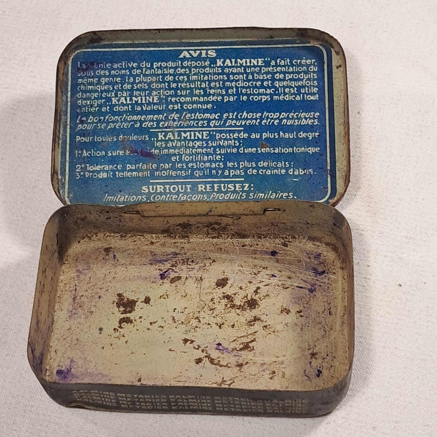 Voir photo 4 de Boite ancienne de 12 cachets Kalmine Boite ancienne de 12 cachets Kalmine État correct reconditionné photo 4