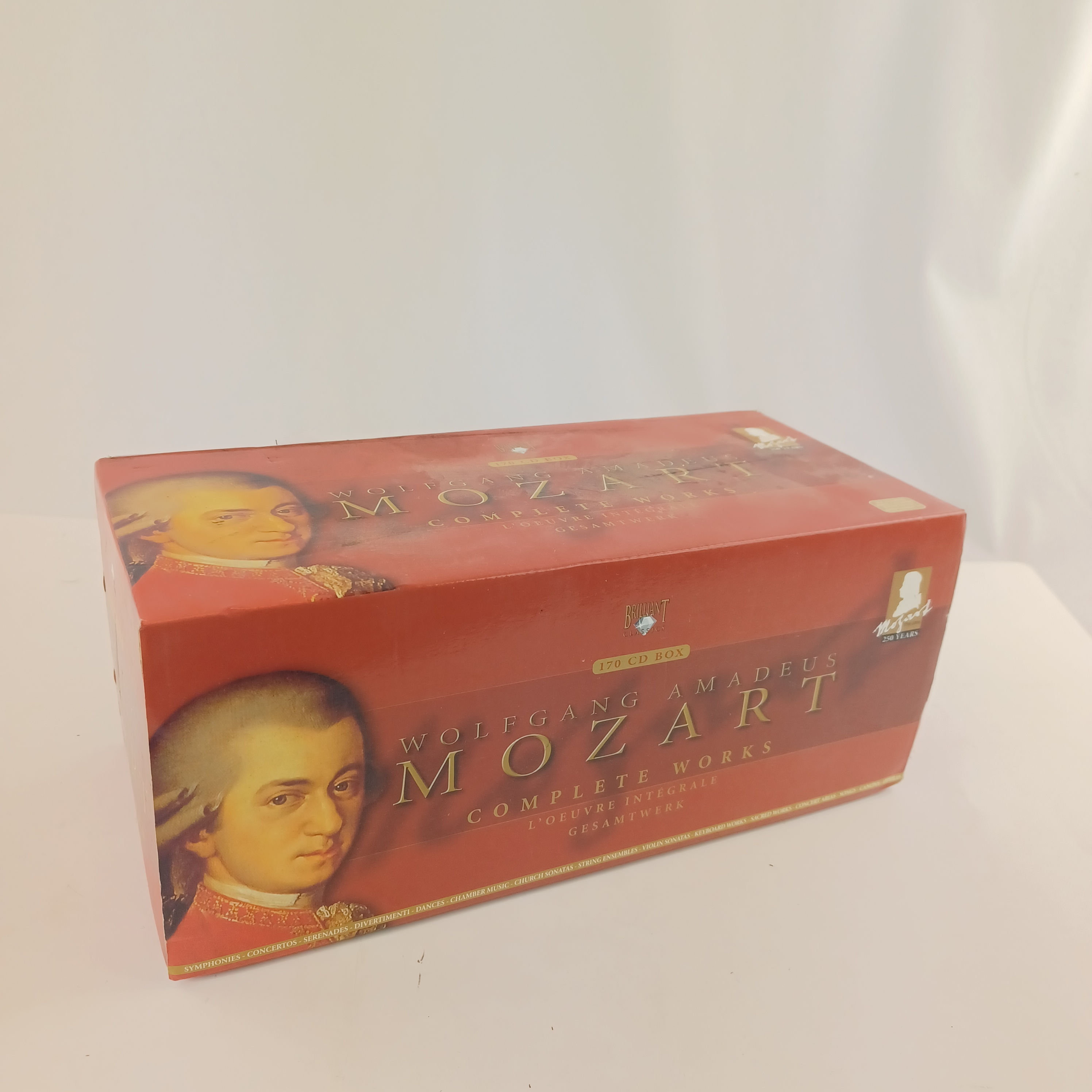 Voir photo 2 de Boite Brillant Classics de 170 CD box de Wolgang Amadeus Mozart, l'œuvre intégrale Boite Brillant Classics de 170 CD box de Wolgang Amadeus Mozart, l'œuvre intégrale Bon état reconditionné photo 2