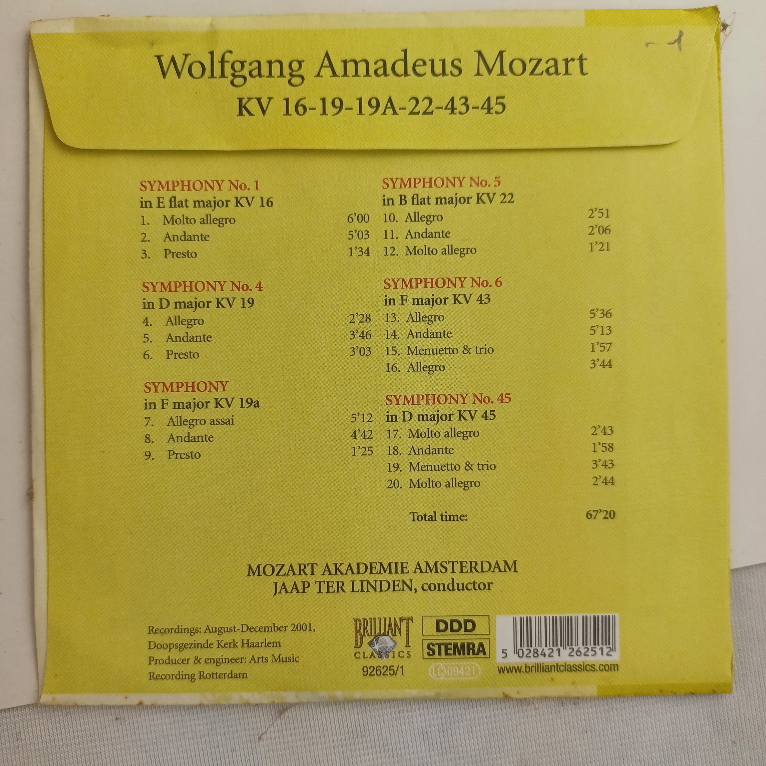 Voir photo 8 de Boite Brillant Classics de 170 CD box de Wolgang Amadeus Mozart, l'œuvre intégrale Boite Brillant Classics de 170 CD box de Wolgang Amadeus Mozart, l'œuvre intégrale Bon état reconditionné photo 8
