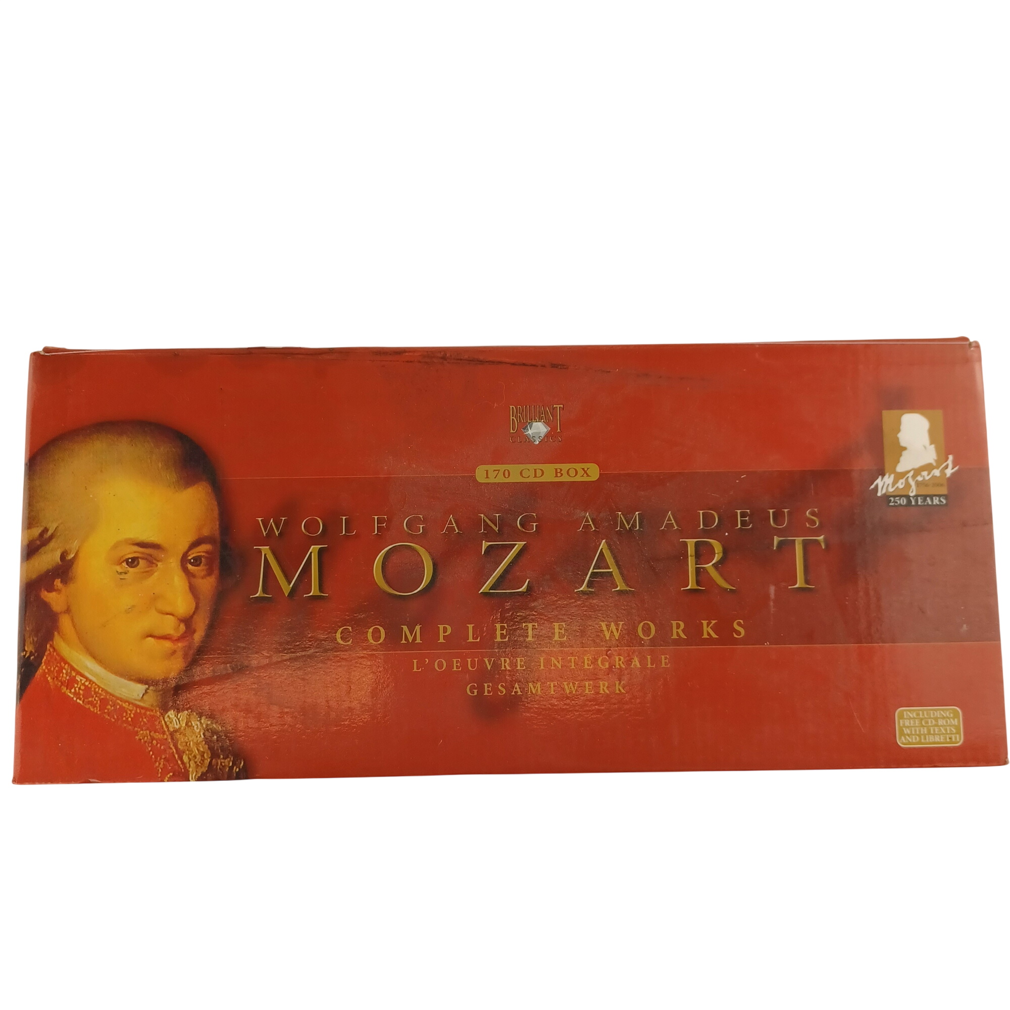 Acheter Boite Brillant Classics de 170 CD box de Wolgang Amadeus Mozart, l'œuvre intégrale Bon état - 30,00 € Boite Brillant Classics de 170 CD box de Wolgang Amadeus Mozart, l'œuvre intégrale Bon état reconditionné disponible sur Label Emmaüs