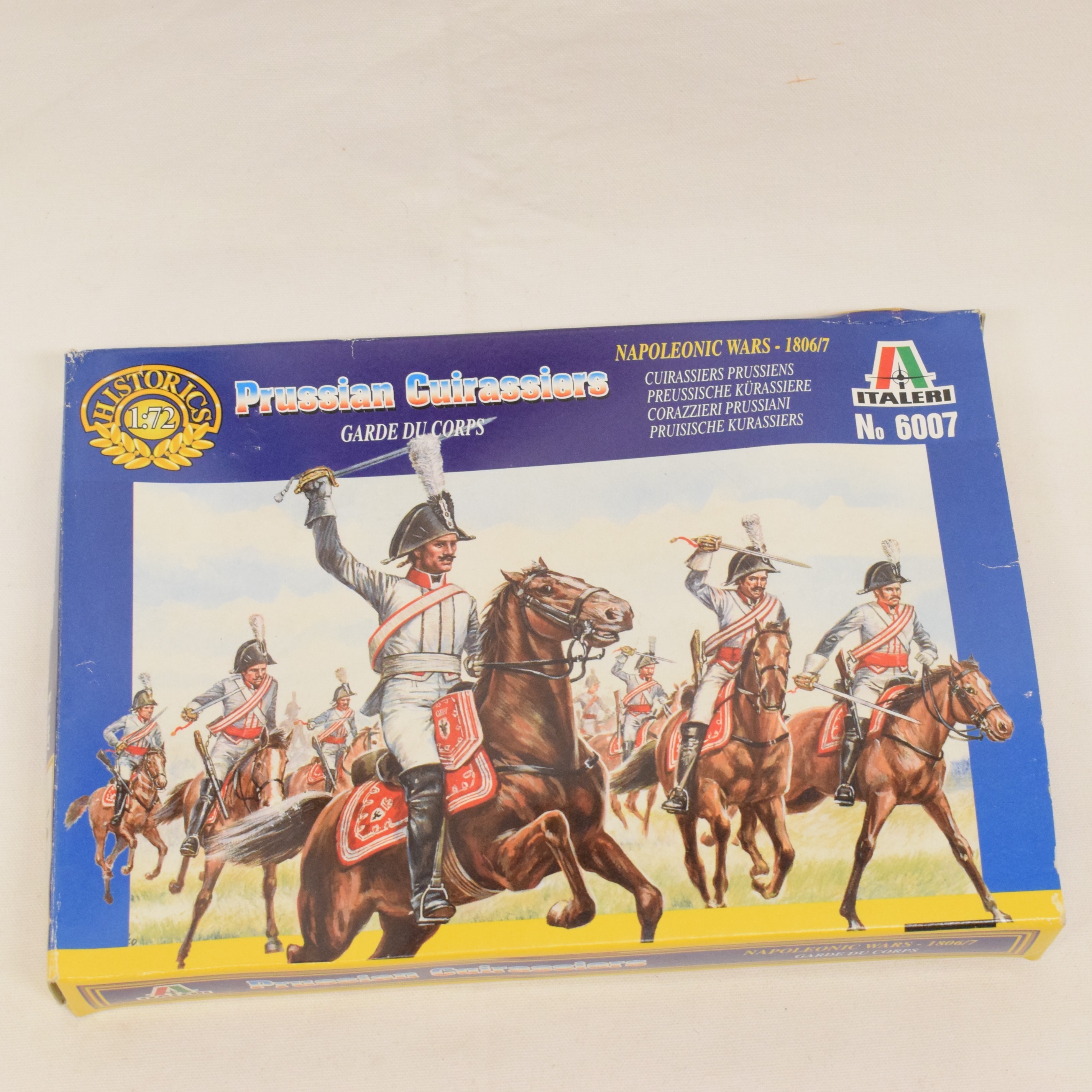Voir photo 5 de Boite de dix-sept cavaliers cuirassiers Prussiens au 1:72 par ITALERI Boite de dix-sept cavaliers cuirassiers Prussiens au 1:72 par ITALERI État correct reconditionné photo 5
