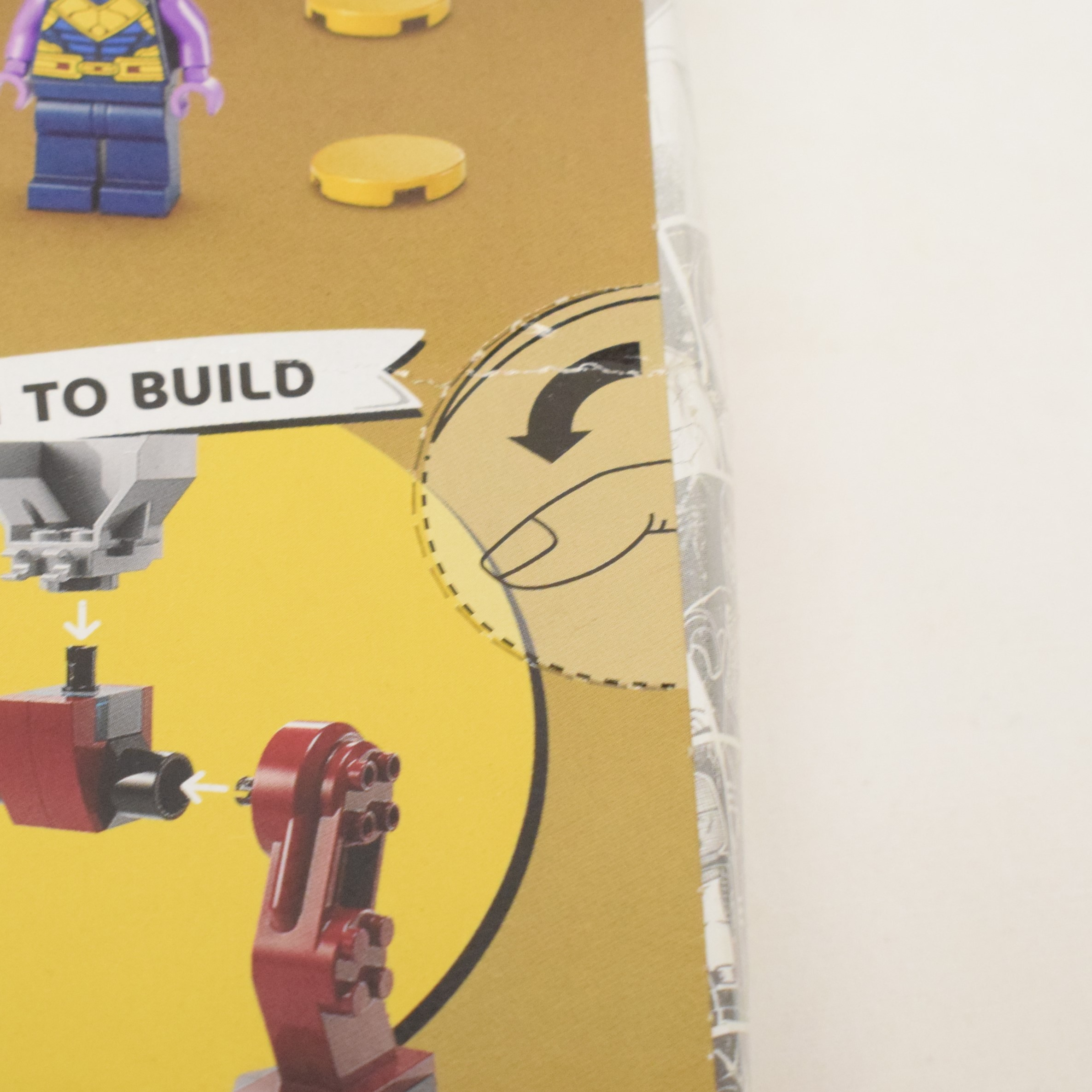 Voir photo 2 de Boite LEGO Marvel Iron Man et Thanos numéro 76263 Boite LEGO Marvel Iron Man et Thanos numéro 76263 État correct reconditionné photo 2