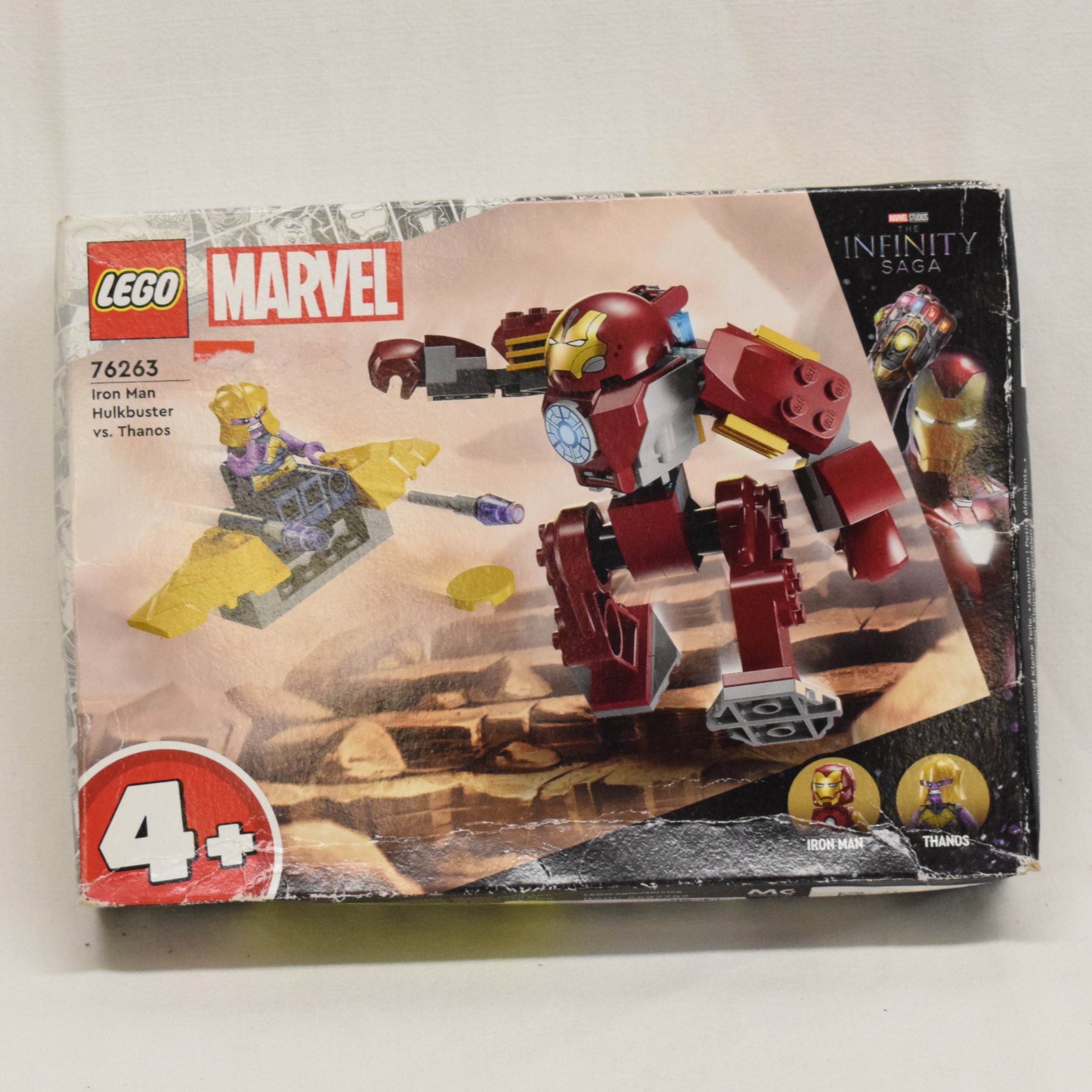 Voir photo 4 de Boite LEGO Marvel Iron Man et Thanos numéro 76263 Boite LEGO Marvel Iron Man et Thanos numéro 76263 État correct reconditionné photo 4