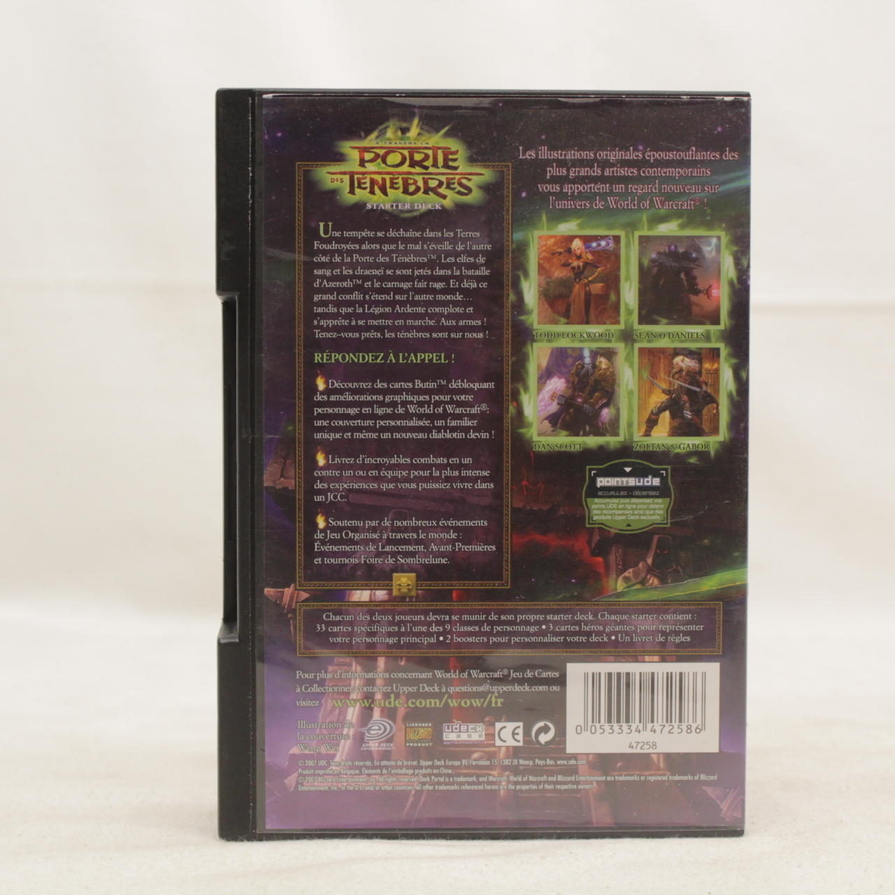 Voir photo 2 de Boite pour ranger les cartes de jeu à collectionner world of warcraft la porte des ténèbres Boite pour ranger les cartes de jeu à collectionner world of warcraft la porte des ténèbres État correct reconditionné photo 2