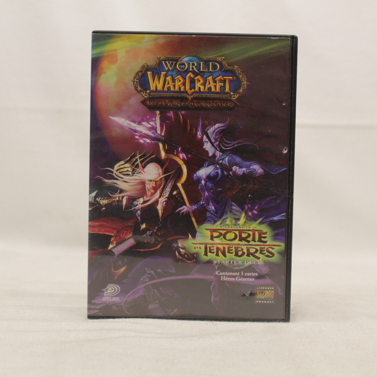 Boite pour ranger les cartes de jeu à collectionner world of warcraft la porte des ténèbres État correct - 12,00 € Boite pour ranger les cartes de jeu à collectionner world of warcraft la porte des ténèbres État correct reconditionné disponible sur Label Emmaüs