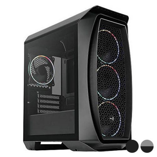 Boîtier Demi Tour Micro ATX / Mini ITX / ATX Aerocool Aero One Mini Eclipse RGB LED Ø 12 cm - Blanc État correct AeroCool reconditionné disponible sur Fnac
