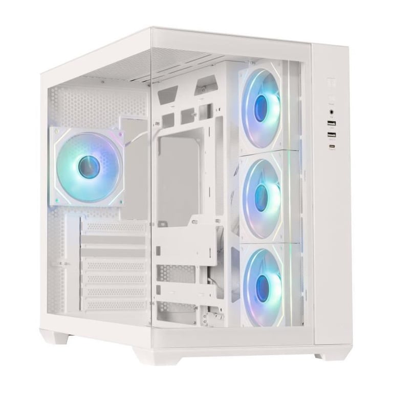 Boîtier PC BITFENIX AL118 Cube ATX/Micro-ATX/Mini-ITX 4x A-RGB Type-C USB 3.0 Blanc - Excellent état Parfait état reconditionné disponible sur Pixmania