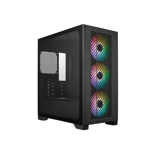 Boîtier PC Cooler Master Elite 301 mini tour noir ARGB avec panneau latéral verre trempé État correct Cooler Master reconditionné disponible sur Fnac