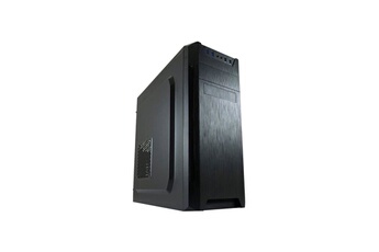 Boîtier PC LC-Power Midi-7040B Noir - USB 3.0 - Aluminium brossé - Eclairage RVB Bon état LC-Power reconditionné disponible sur Darty
