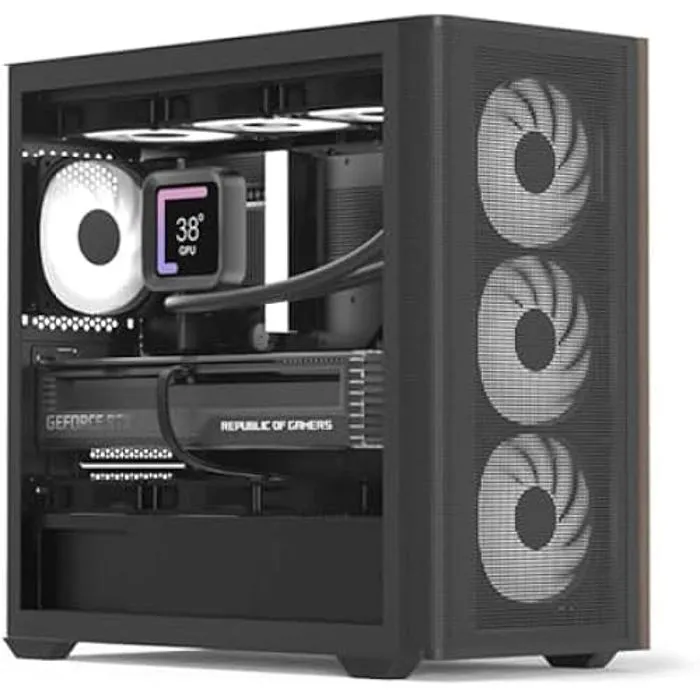 Boîtier PC Mini Tour - AEROCOOL - D301A - 4 Ventilateurs ARGB - Refroidissement Liquide - Design Maille Bois Reconditionné AeroCool reconditionné disponible sur Cdiscount Seconde Vie
