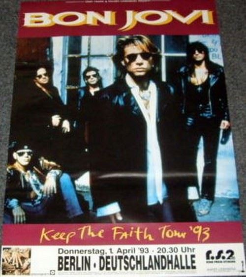 Bon Jovi - 60x84 cm - AFFICHE / POSTER État correct N/A reconditionné disponible sur Fnac
