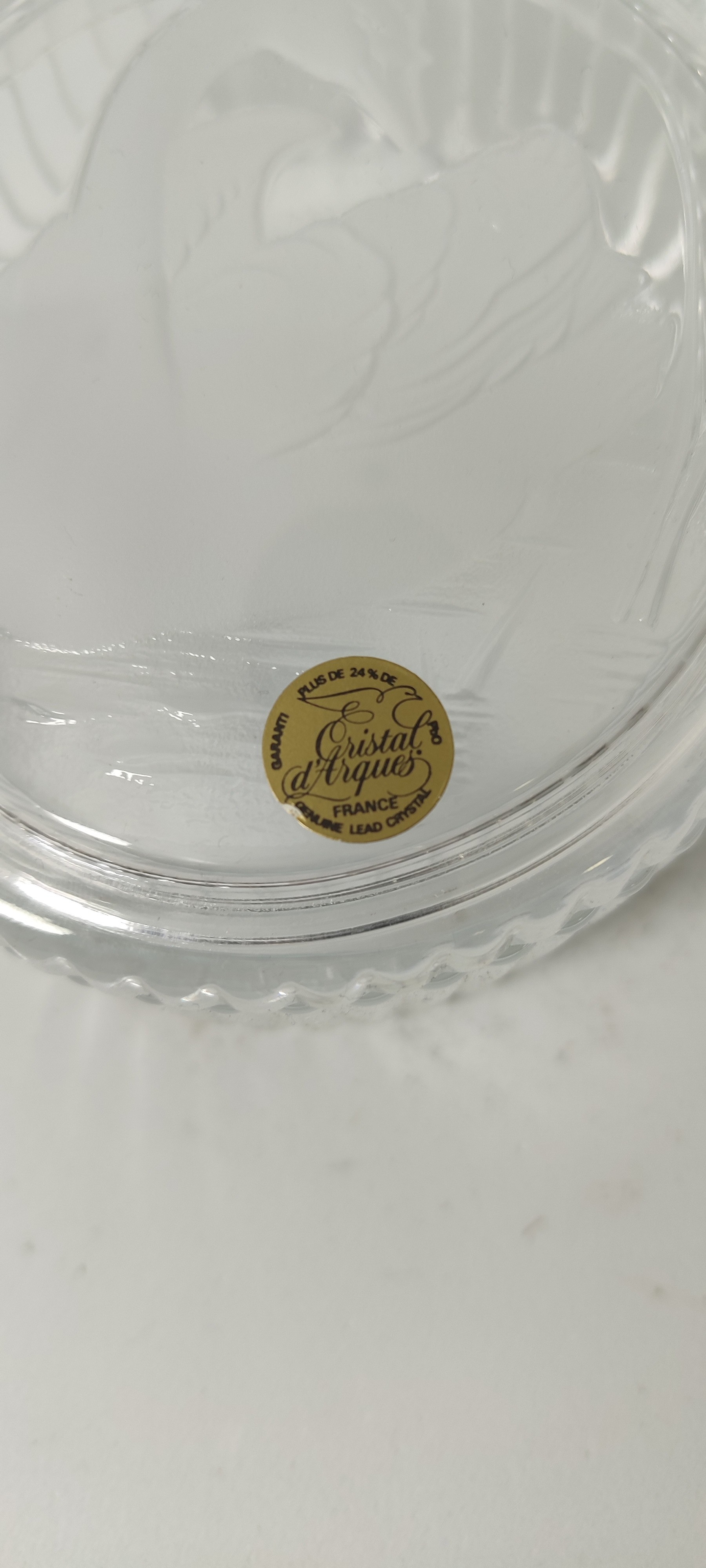 Voir photo 3 de Bonbonnière Cristal d'Arques Bonbonnière Cristal d'Arques Très bon état reconditionné photo 3