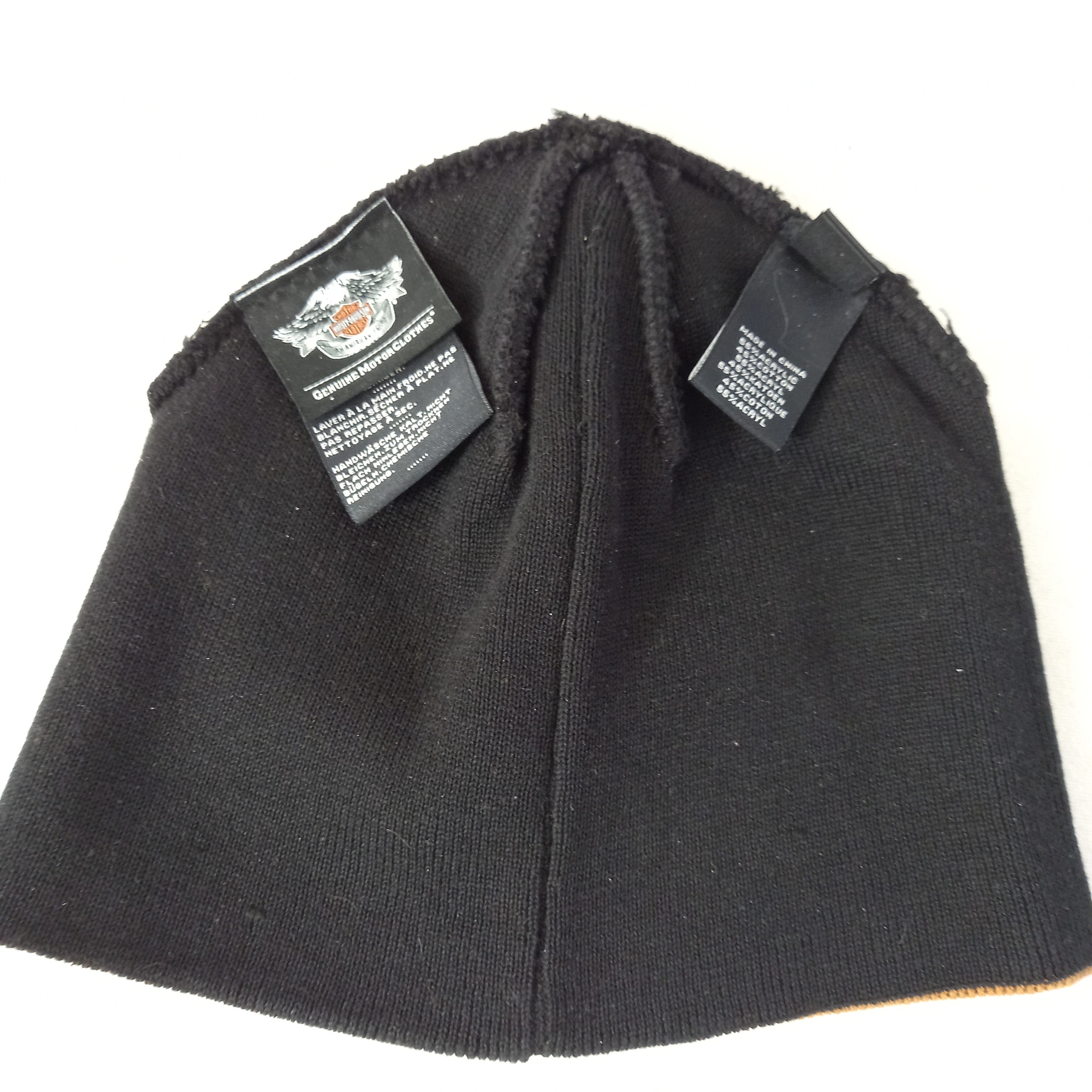 Voir photo 3 de Bonnet noir officiel Harley-Davidson, en coton et acrylique, de marque Genuine MotorClothes - taille unique Bonnet noir officiel Harley-Davidson, en coton et acrylique, de marque Genuine MotorClothes - taille unique Très bon état reconditionné photo 3