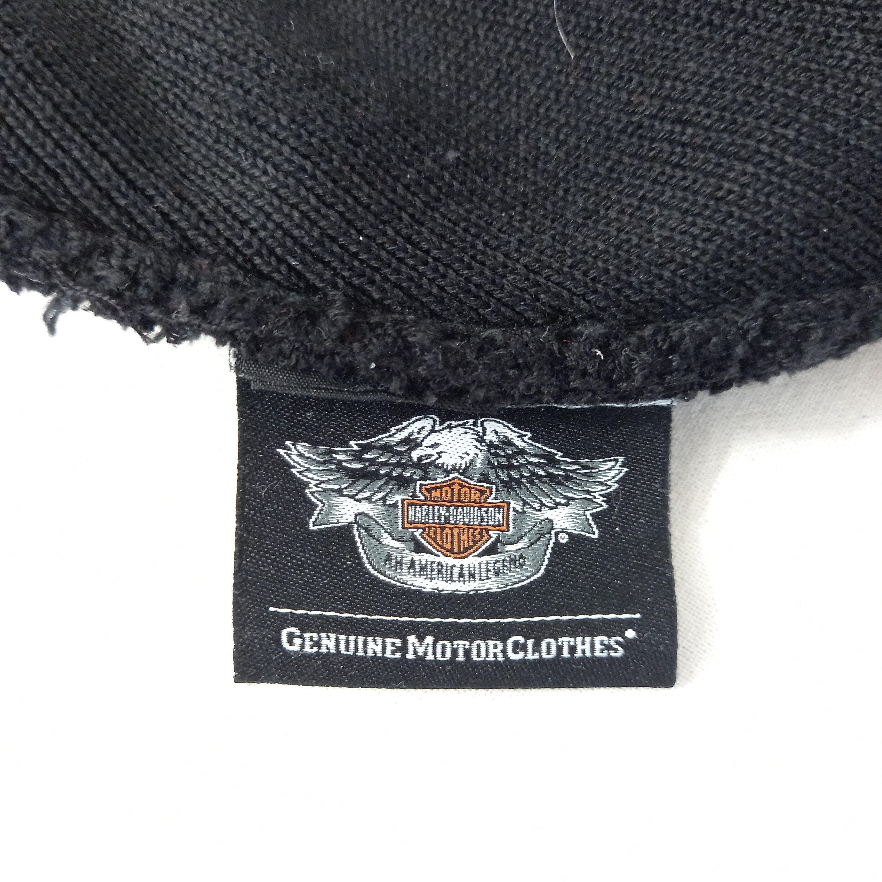 Bonnet noir officiel Harley-Davidson, en coton et acrylique, de marque Genuine MotorClothes - taille unique Très bon état reconditionné photo 5