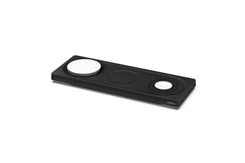 BoostCharge Pro 3-in-1 - Plot de charge sans fil - Fast Charge - noir Très bon état Belkin reconditionné disponible sur Darty