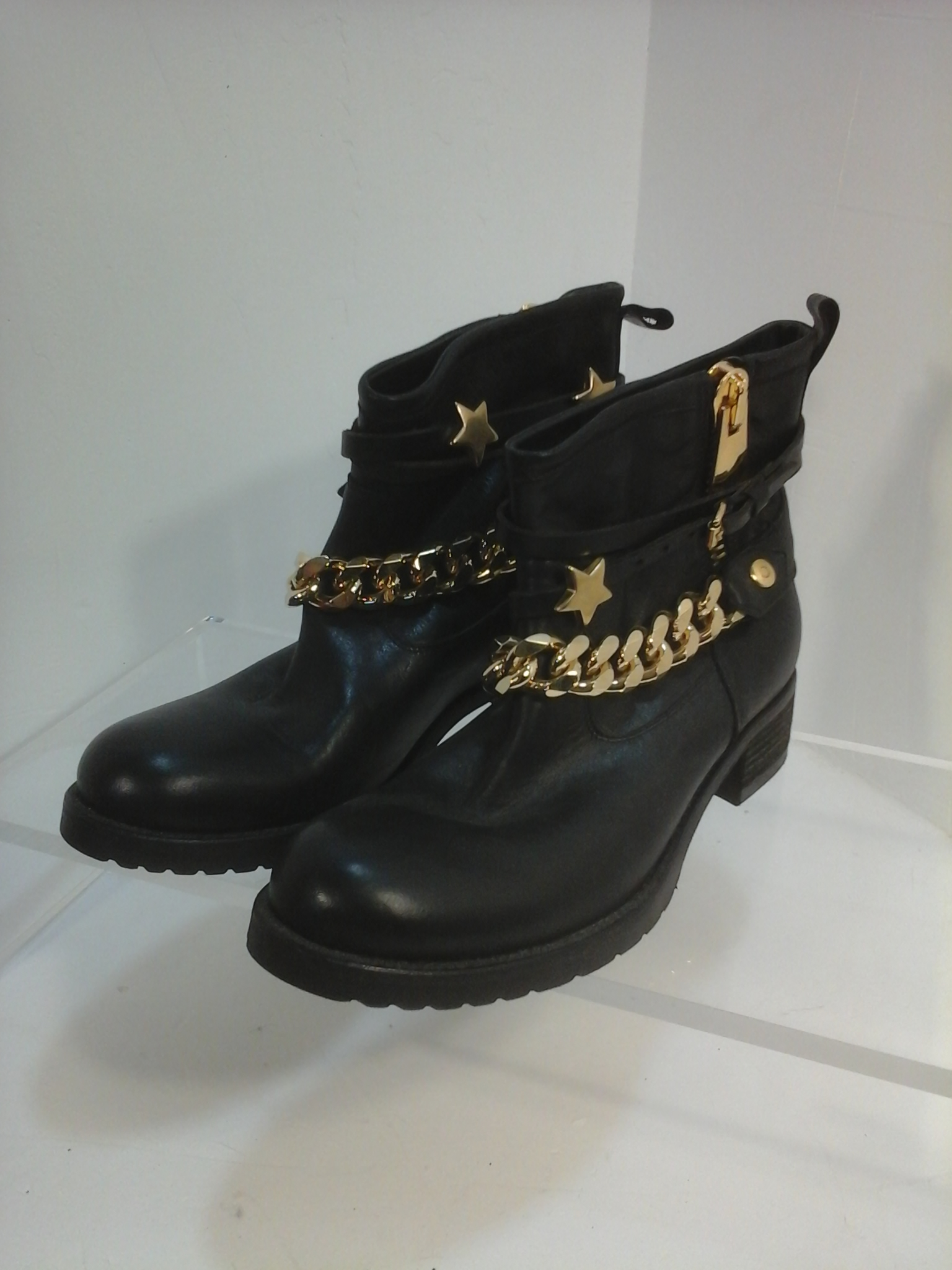 Voir photo 2 de Boots chaîne étoile Strategia Boots chaîne étoile Strategia Parfait état reconditionné photo 2