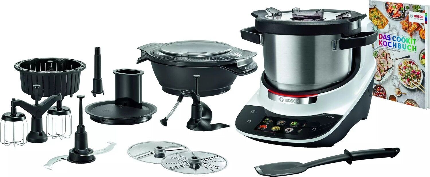Bosch Cookit MCC9555DWC Robot de cuisine blanc/noir Bon état - 969,00 € Bosch Cookit MCC9555DWC Robot de cuisine blanc/noir Bon état Bosch reconditionné disponible sur Refurbed | Dero