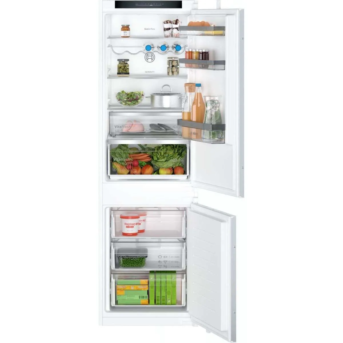 Bosch KIN86MSE0 - Réfrigérateur combiné encastrable - Statique Reconditionné - 879,00 € Bosch KIN86MSE0 - Réfrigérateur combiné encastrable - Statique Reconditionné reconditionné disponible sur Rue du Commerce Seconde Vie | Dero