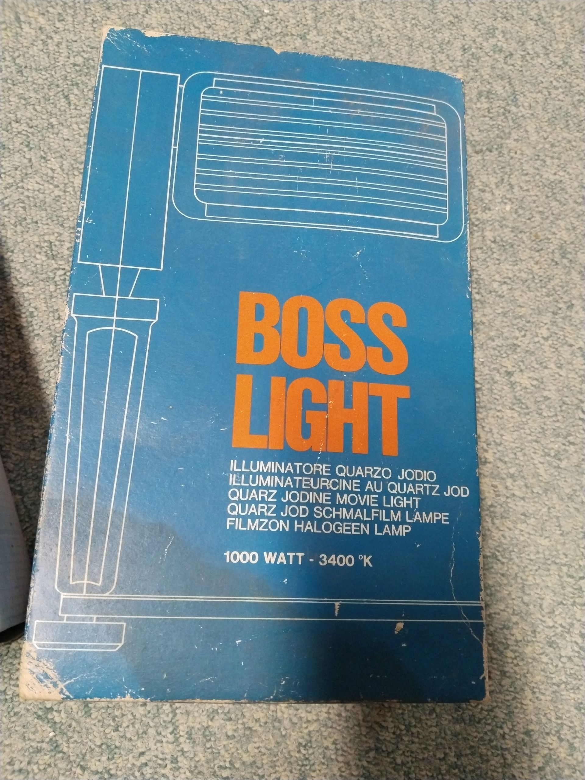 Voir photo 4 de Boss Light 1000 watt de 1972 Vintage Boss Light 1000 watt de 1972 Vintage bon état reconditionné photo 4