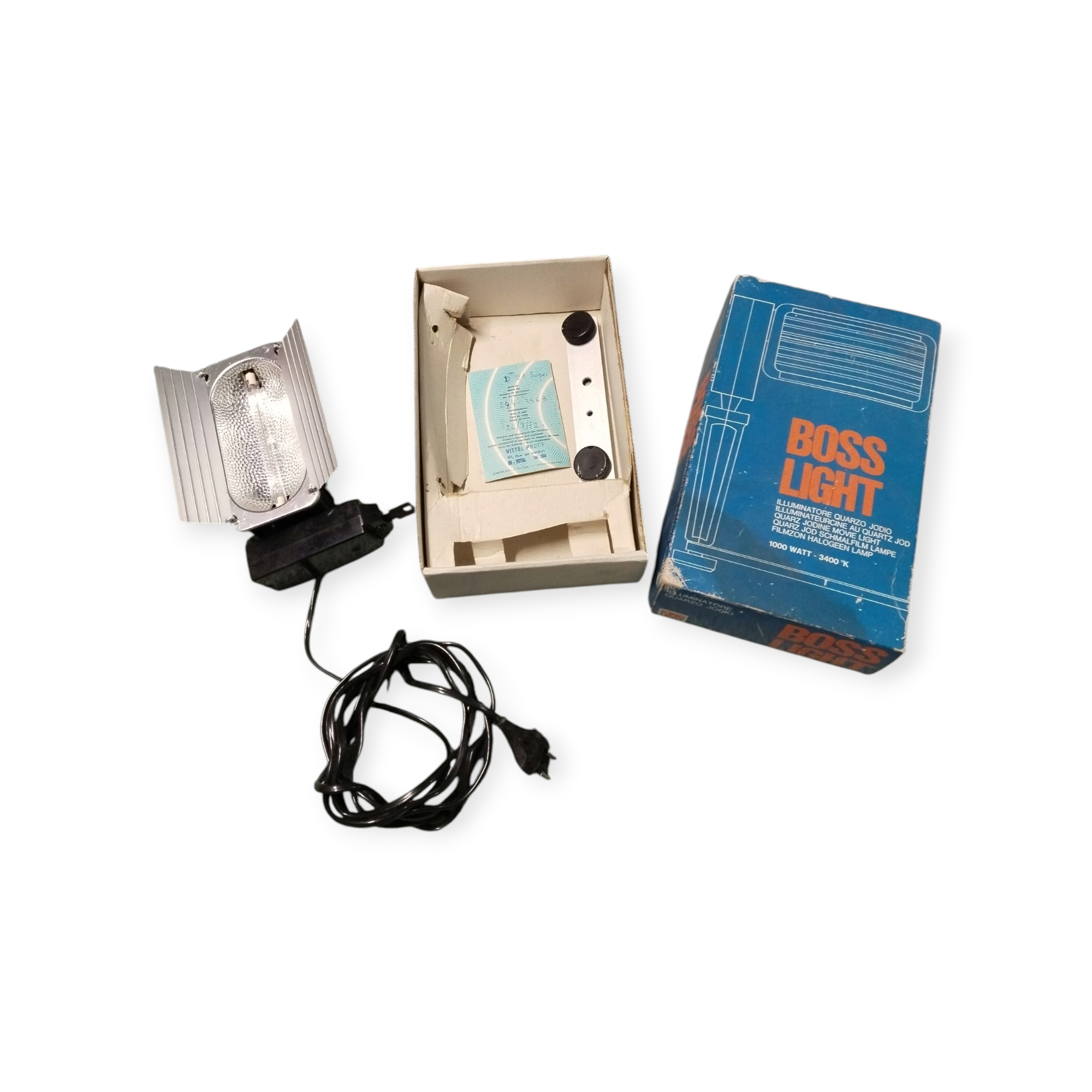 Acheter Boss Light 1000 watt de 1972 Vintage bon état - 16,00 € Boss Light 1000 watt de 1972 Vintage bon état reconditionné disponible sur Label Emmaüs