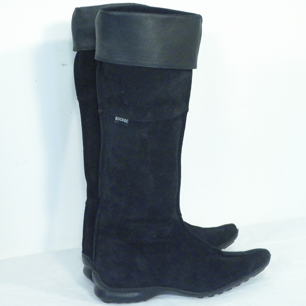 Botte Femme Noir BOCAGE Pointure 36. Bon état - 39,00 € Botte Femme Noir BOCAGE Pointure 36. Bon état reconditionné disponible sur Label Emmaüs