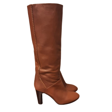 Bottes bocage marron de seconde main - 58,00 € Bottes bocage marron de seconde main Bocage reconditionné disponible sur Claquettes Market