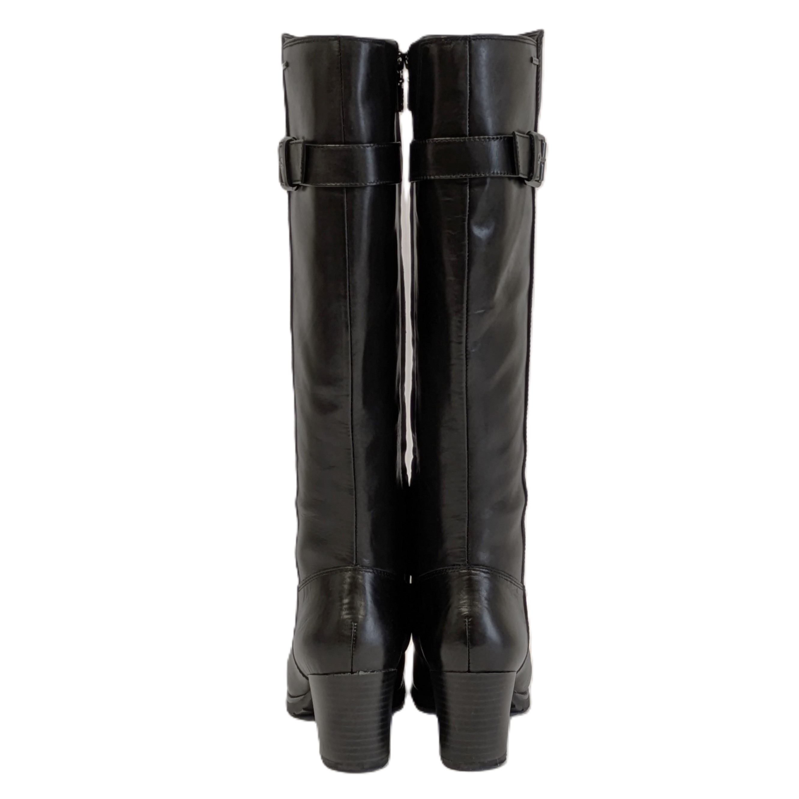 Voir photo 4 de Bottes hautes Geox en cuir noir - confort & style (T.37) Bottes hautes Geox en cuir noir - confort & style (T.37) Parfait état reconditionné photo 4