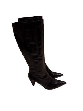 Bottes noires de seconde main - 40,00 € Bottes noires de seconde main N/A reconditionné disponible sur Claquettes Market
