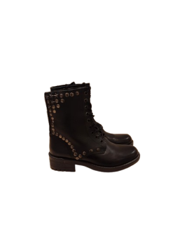 Acheter Bottines plates noires de seconde main - 15,00 € | Dero Bottines plates noires de seconde main N/A reconditionné disponible sur Claquettes Market | Dero