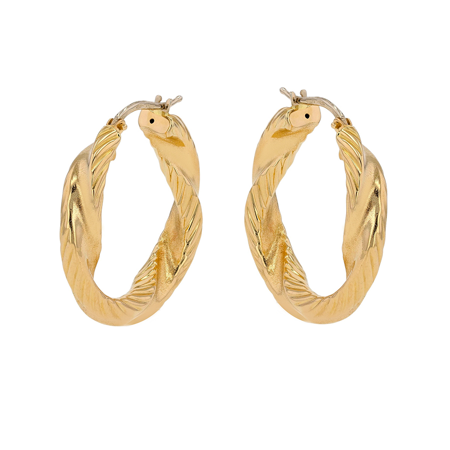 Boucles créoles or Parfait état - 1370,00 € Boucles créoles or Parfait état reconditionné disponible sur Gemme Les Bijoux