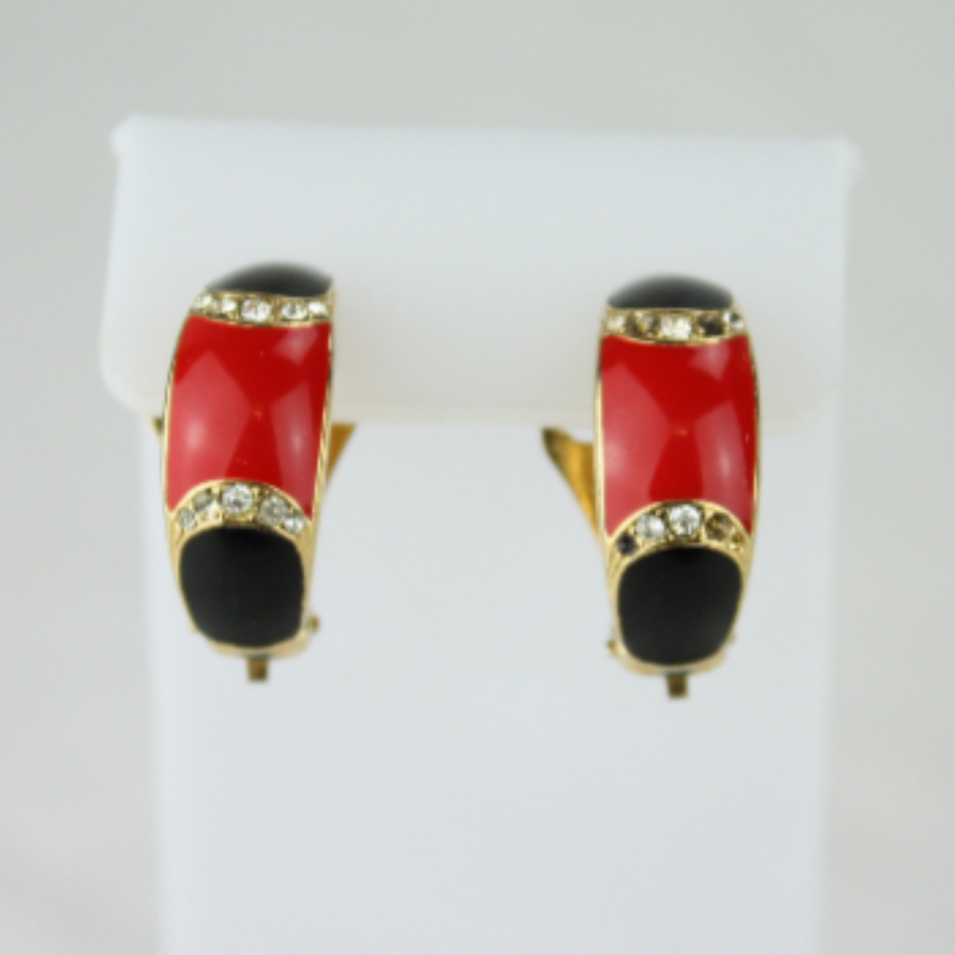 Voir photo 4 de Boucles d'oreilles Clip Vintage Boucles d'oreilles Clip Vintage Bon état reconditionné photo 4