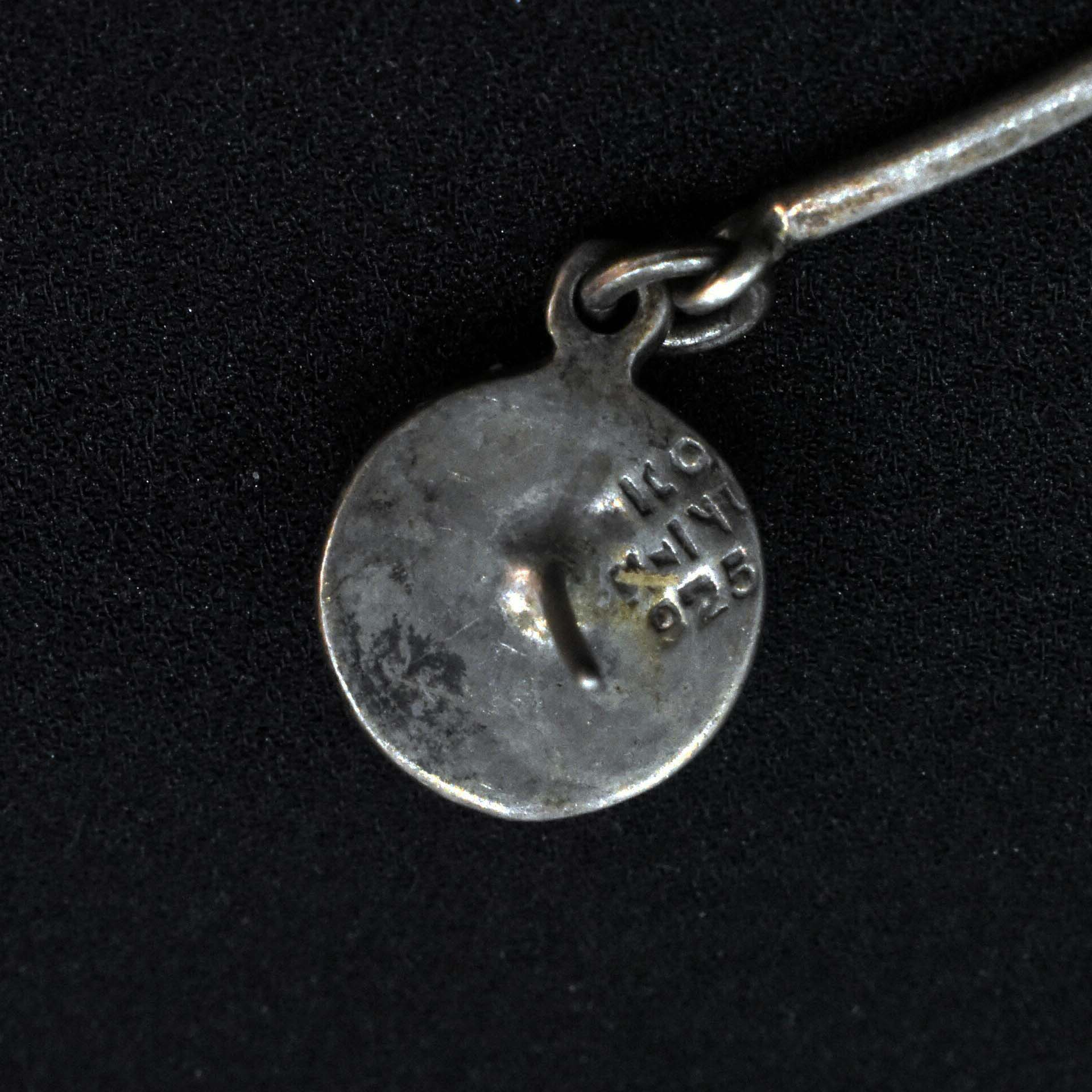 Voir photo 3 de Boucles d'Oreilles & Pendentif Incomplets - Argent 925 Boucles d'Oreilles & Pendentif Incomplets - Argent 925 État correct reconditionné photo 3
