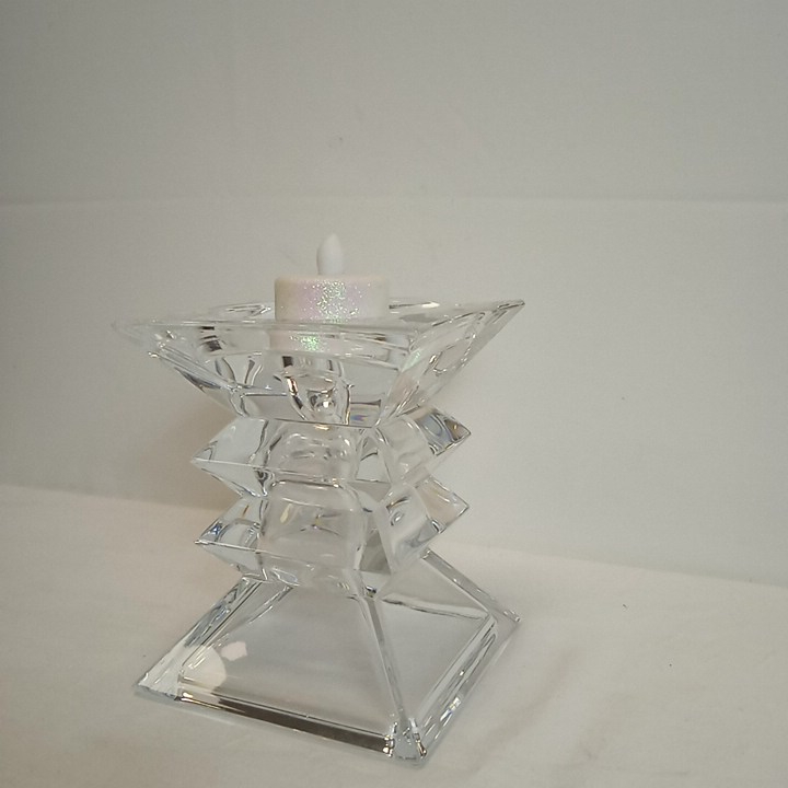 Voir photo 4 de Bougeoir en cristal Bougeoir en cristal Parfait état reconditionné photo 4