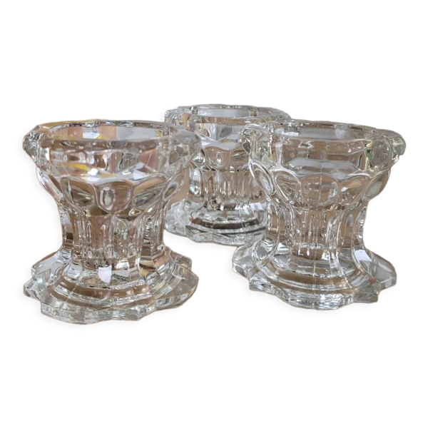 Bougeoir haut verre de Reims Bon état reconditionné (offre indisponible)