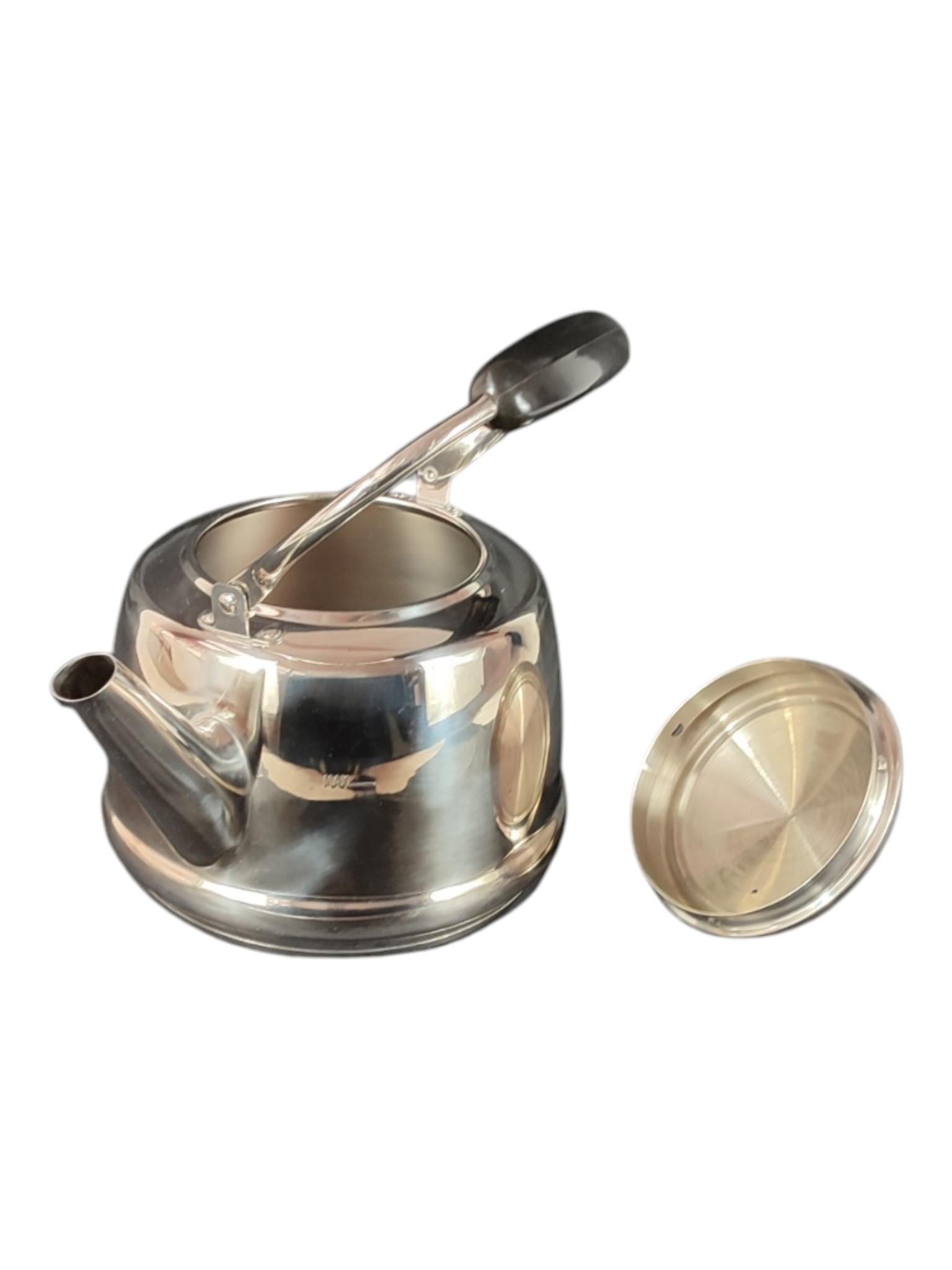 Voir photo 3 de Bouilloire Beka 2,5 l - Acier inoxydable, poignées en bakélite - Toutes sources de chaleur Bouilloire Beka 2,5 l - Acier inoxydable, poignées en bakélite - Toutes sources de chaleur Bon état reconditionné photo 3