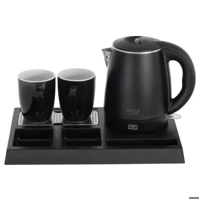Bouilloire électrique - ADLER EUROPE - AD 1387 - double paroi - plateau avec 2 tasses - arrêt auto & anti-ébullition Reconditionné reconditionné disponible sur Cdiscount Seconde Vie | Dero
