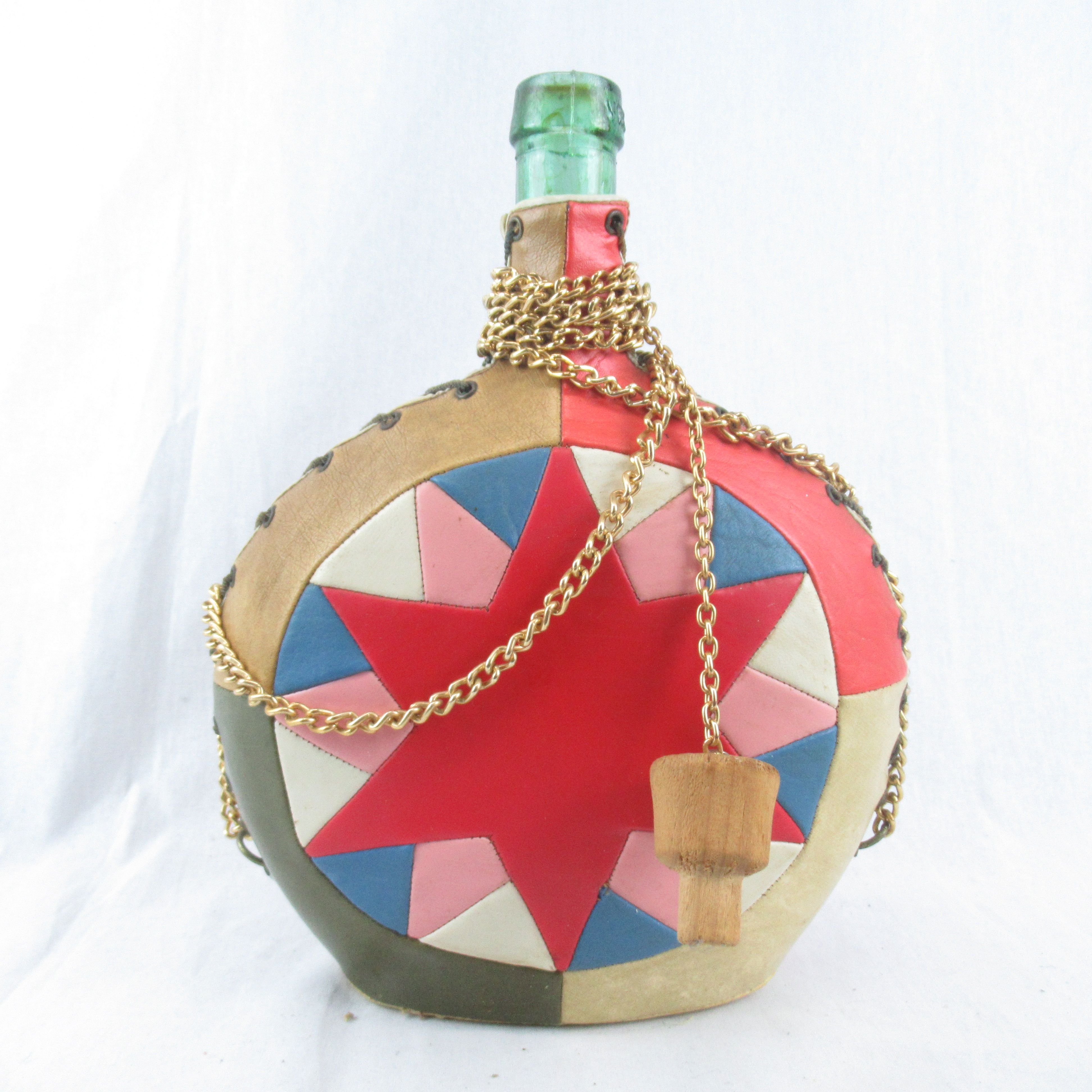 Voir photo 9 de Bouteille en cuir Vintage avec ance et bouchon année 70 - Viresa Bouteille en cuir Vintage avec ance et bouchon année 70 - Viresa reconditionné photo 9