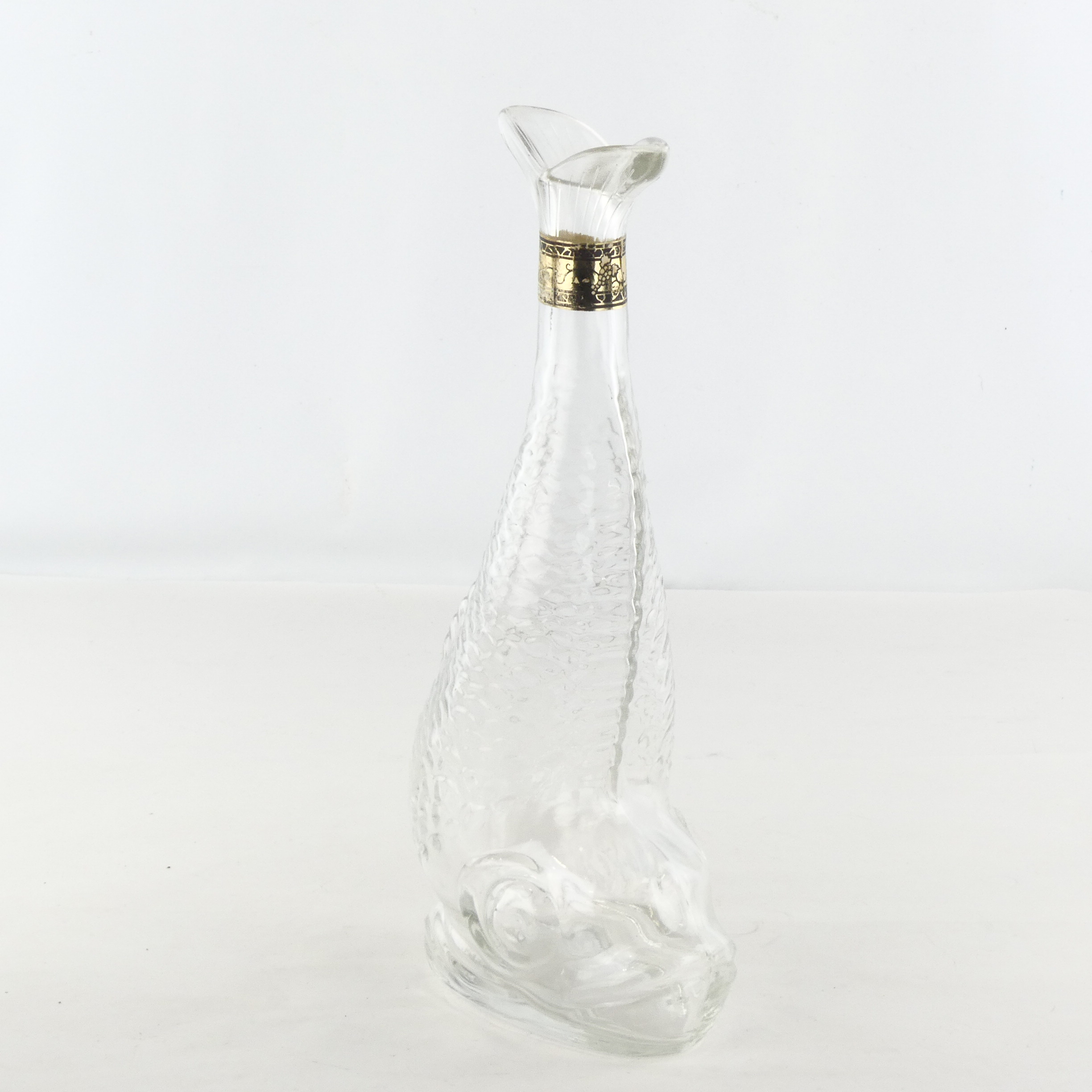Voir photo 3 de Bouteille poisson vintage en verre moulé Bouteille poisson vintage en verre moulé Très bon état reconditionné photo 3