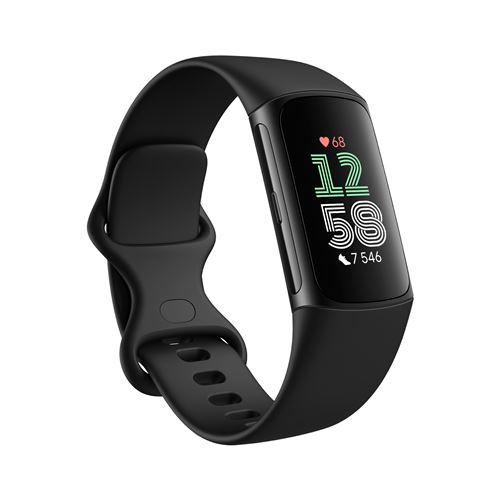 Bracelet connecté Fitbit Charge 6 Noir État correct Fitbit reconditionné disponible sur Fnac