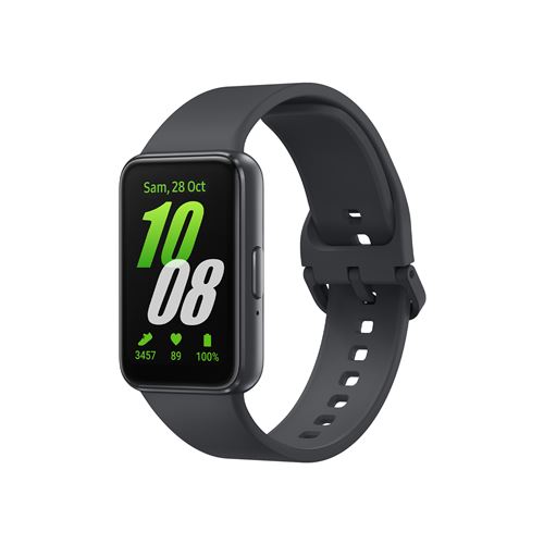 Bracelet connecté Samsung Galaxy Fit3 Gris État correct Samsung reconditionné disponible sur Fnac