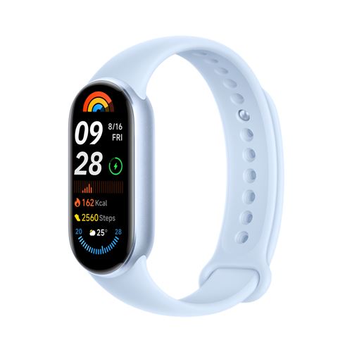 Bracelet connecté Xiaomi Mi Smart Band 9 Bleu pastel État correct Xiaomi reconditionné disponible sur Fnac